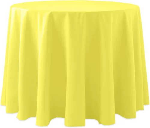 Miniatura 40 de Ultimate Textile Cotton-Feel - Mantel redondo de 90 pulgadas para comedor, color berenjena, color morado