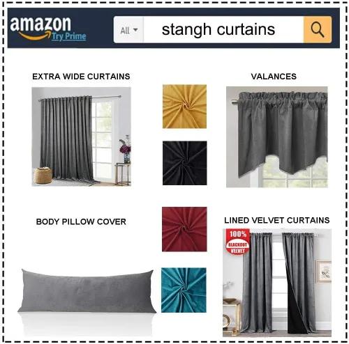 Miniatura 282 de StangH Cortinas de Terciopelo Verde Esmeralda de 96 Pulgadas - Cortinas Opacas de Terciopelo de Lujo Súper Suaves, Elegante Cobertura de Ventana