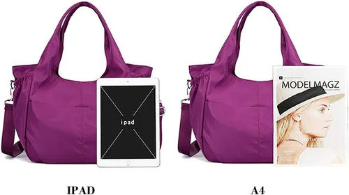 Miniatura 4 de MINTEGRA Hobo - Bolso cruzado para mujer, de nailon, impermeable, bolso de hombro, bolso casual