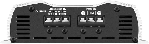 Miniatura 5 de Taramps DS 800x2 2 ohmios 800 vatios RMS 2 canales 400 x 2 vatios RMS, rango completo clase D, paso alto y bajo crossover fijo, puente, amplificador