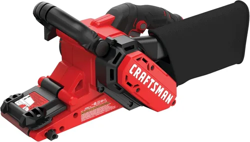 Miniatura 8 de CRAFTSMAN Lijadora eléctrica de banda de 7 amperios, 3 pulgadas x 21 pulgadas, con cable (CMEW213)
