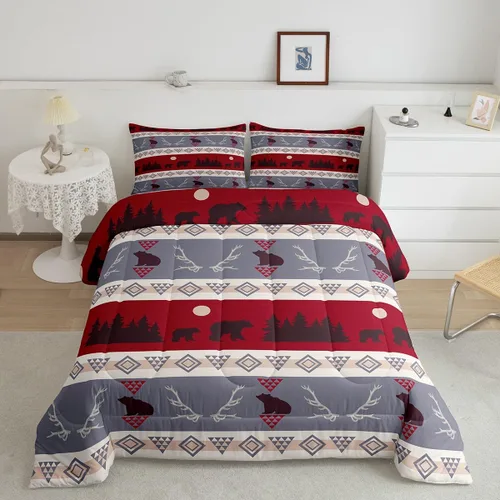 Miniatura 38 de jejeloiu Juego de ropa de cama Queen y King, juego de edredón de panal para niños, niñas, adolescentes, decoración de habitación, edredón Multi 07
