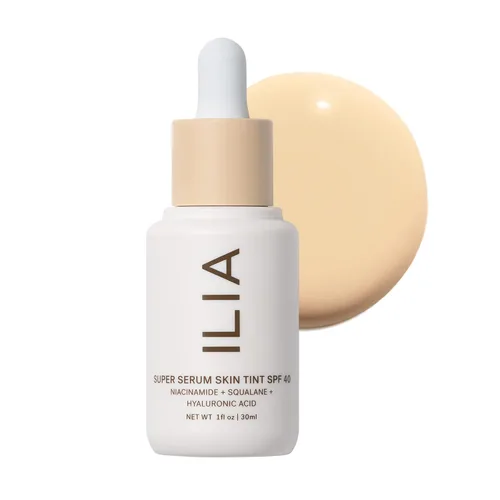 Miniatura 15 de ILIA - Tinte de piel Super Serum SPF 40 Sin comedogénesis, vegano, ligero para ayudar contra la luz azul, + contaminación mientras hidrata, Balos