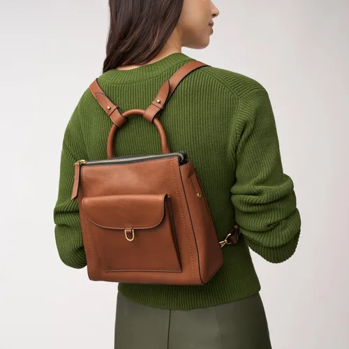Miniatura 4 de Fossil Women's Parker Leather Convertible Backpack Purse Handbag for Women