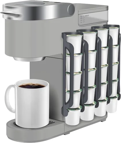 Miniatura 17 de Soporte para tazas K para Keurig: soportes para cápsulas de café para mostrador de espacio pequeño, soportes para Kcup para montaje en pared