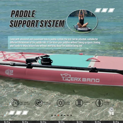 Miniatura 3 de Inflatable Paddle Board with Premium SUP Board Accessories, Allround Paddle Boards for Adults/Youth,Stand Up Paddle Board Defender Collection