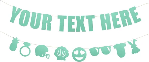 Miniatura 19 de Rad Novelty - Cartel con texto en inglés «Your Text Here» – Cartel divertido y grosero para personalizar tu fiesta Cartel personalizado con texto