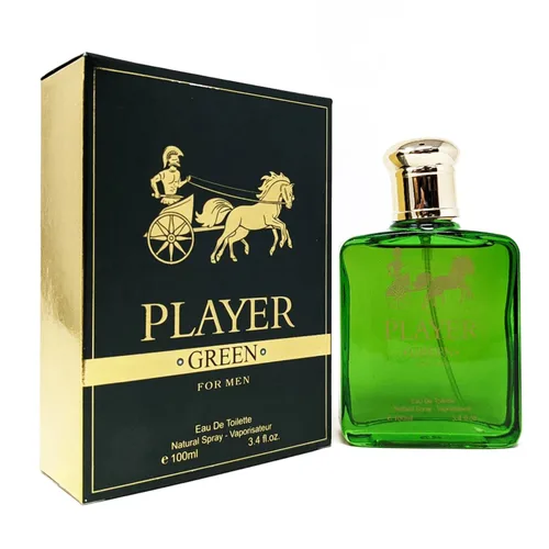 PLAYER NOIR, Eau de Toilette en espray para hombres, maravilloso regalo, aroma masculino, uso diurno e informal, para todo tipo de piel, una botella