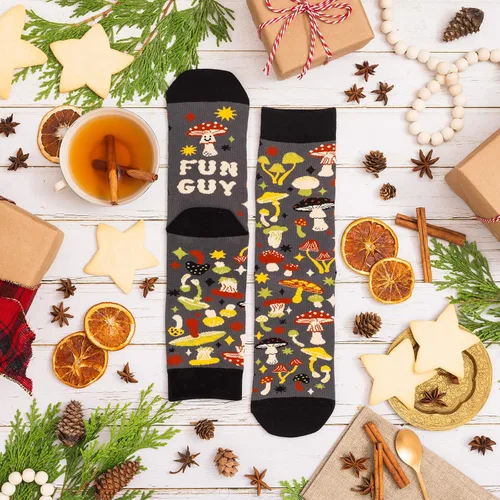 Miniatura 97 de Lavley Calcetines divertidos para adultos, regalos novedosos y rellenos de calcetines para hombres, mujeres y adolescentes, talla única