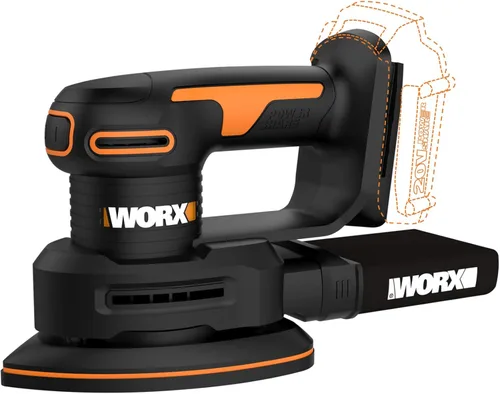 Worx Lijadora de detalles inalámbrica WX822L.9 20V Power Share (solo herramienta)