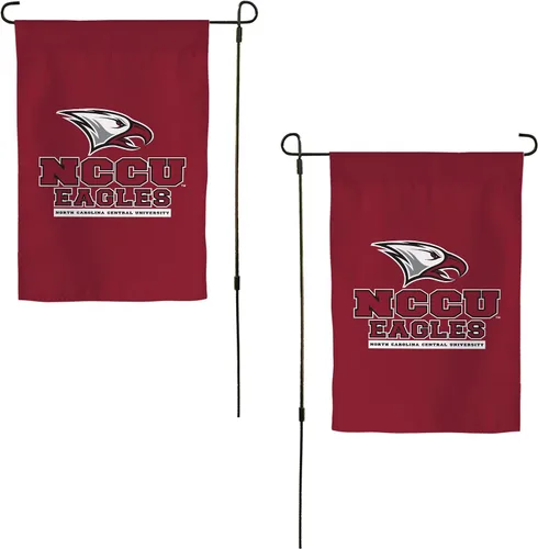 Miniatura 9 de Bandera de jardín de la Universidad Central de Carolina del Norte NCCU Eagles Banner 100% poliéster (diseño A)