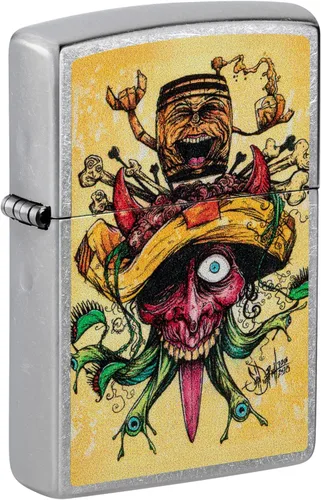 Miniatura 29 de Zippo Encendedores míticos 540 Mago de Fuego de Latón Rodado