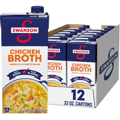 Miniatura 12 de SWANSON S Caldo de pollo 100% natural, cartón de 32 onzas