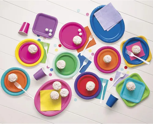 Miniatura 2 de Servilletas de papel sólido lavanda – 6.5 x 6.5 pulgadas (20 unidades) – Diseño elegante y duradero – Perfecto para fiestas, eventos y celebraciones
