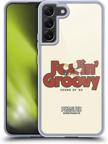 Miniatura 153 de Head Case Designs Funda de gel Woodstock 50th con licencia oficial de Peanuts Snoopy Guitar 1969 [protección de grado militar] compatible