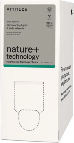 Miniatura 8 de ATTITUDE Jabón para platos, verificado por EWG, ingredientes a base de plantas y minerales, productos domésticos veganos y libres de crueldad