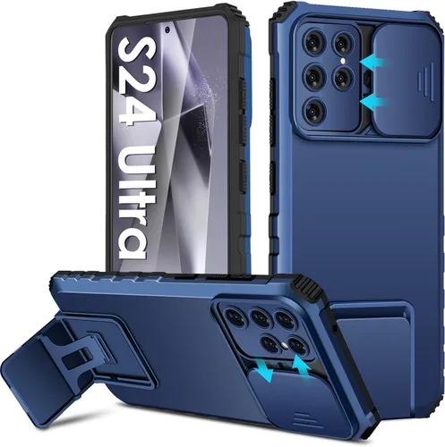 Miniatura 13 de S22 Ultra - Funda compatible con Samsung Galaxy S22 Ultra 5G [versión 2022], funda para cámara deslizante, funda de teléfono a prueba de golpes