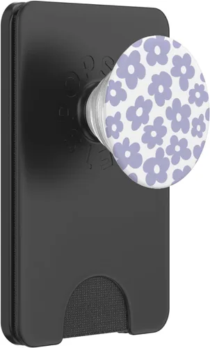 Miniatura 7 de PopSockets de popSockets intercambiables con diseño de flores de color lila claro