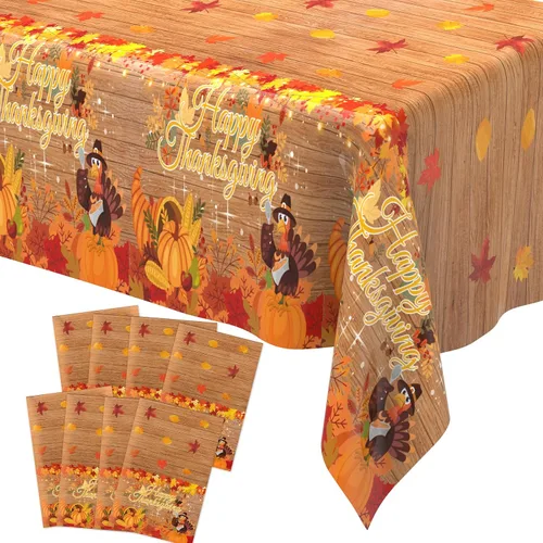 Miniatura 17 de Decoraciones para Fiestas de Fútbol, Paquete de 2 Manteles de Plástico para Fútbol (54x108 Pulgadas), Cubiertas de Manteles Rectangulares