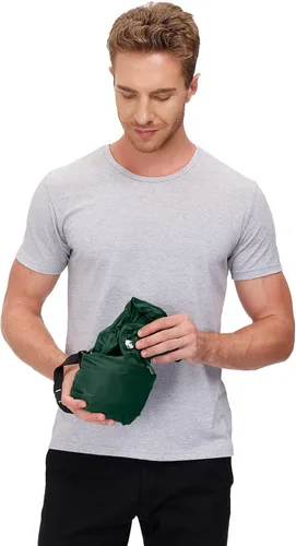 Miniatura 7 de Corna Chaquetas impermeables plegables para hombre, ligeras para senderismo, correr, rompevientos con capucha, multifuncionales