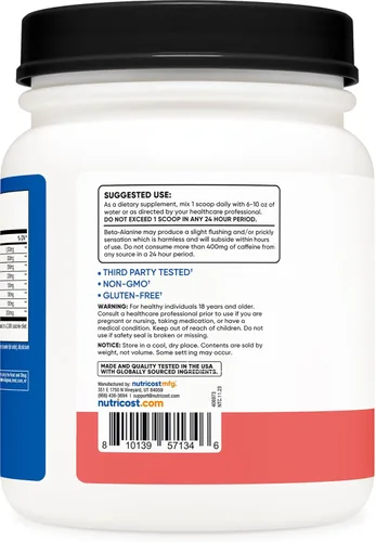 Miniatura 4 de Nutricost Xtreme preentrenamiento, sandía, 60 porciones, vegetariano, sin OMG y sin gluten (Pre-X)