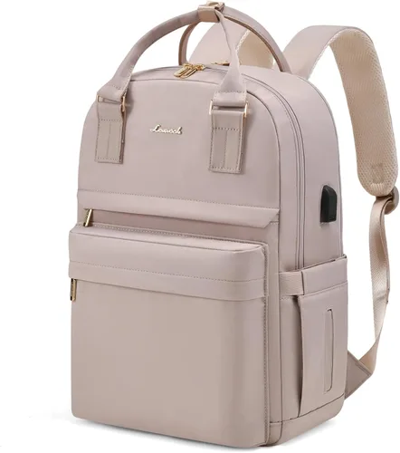 Miniatura 40 de LOVEVOOK - Mochila de computadora portátil para mujeres y niñas, mochila de 15.6 pulgadas impermeable para estudiantes, linda bolsa para libros