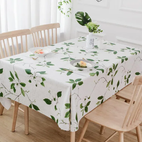 Miniatura 14 de JZY - Mantel de vinil resistente para mesa de cocina o comedor - Mantel de PVC lavable para mesa rectangular Aves-2