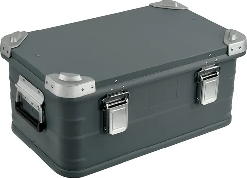 Miniatura 27 de Eylar Caja de almacenamiento de aluminio cruzada para Overland, baúl, estuche de carga de metal, caja de almacenamiento (combo de 4 piezas, negro)