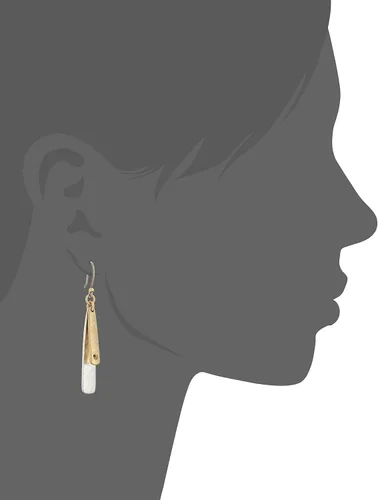 Miniatura 4 de lucky brand Pendientes de doble capa de dos tonos, Metal