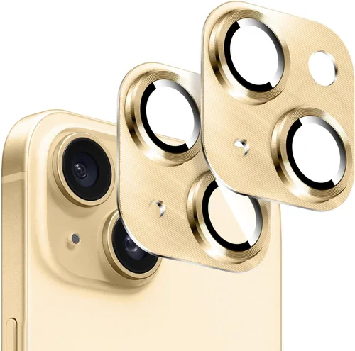 Miniatura 15 de Kucheed 2 protectores de lente de cámara para iPhone 11, aluminio de metal de una pieza con textura 3D, decoración diseñada para decoración