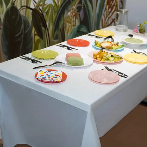Miniatura 7 de POSATE Tenedores desechables, tenedores de plástico, paquete de 100 unidades, negro, utensilios desechables para suministros de fiesta