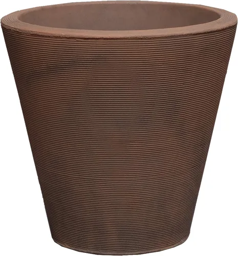 Miniatura 14 de Crescent Garden Madison Planter– Maceta resistente a la intemperie, doble pared para interiores y exteriores con orificio de drenaje, contenedor