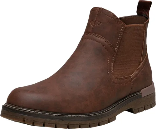 Miniatura 16 de Jousen Chelsea - Botas informales al tobillo, sin cordones, impermeables, para hombre