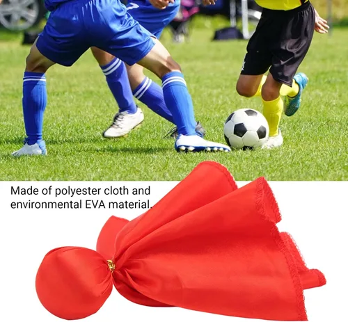 Miniatura 3 de Bandera de lanzamiento del árbitro del fútbol, bandera material respetuosa del medio ambiente de la penalización del fútbol de EVA del color rojo