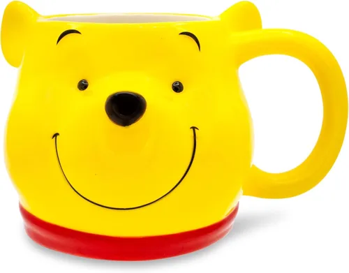 Winnie the Pooh Disney - Taza de cerámica esculpida en 3D, taza de café grande para té, expreso, cacao, capacidad para 20 onzas