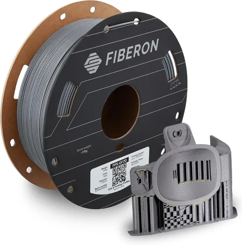 Miniatura 32 de Polymaker Fiberon PA612-ESD - Filamento para impresora 3D de 1.75 mm/17.6 oz, de nailon de fibra de carbono ESD-safe, resistente al calor a 302 °F