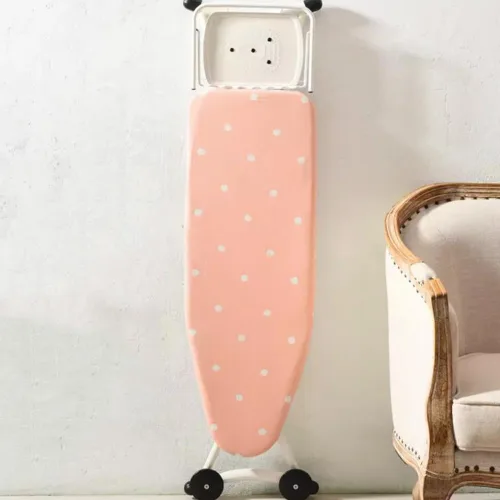 Miniatura 11 de KADEUX Funda de repuesto de algodón para tabla de planchar, resistente a las quemaduras, cubierta de tabla de planchar de 15 x 48 pulgadas
