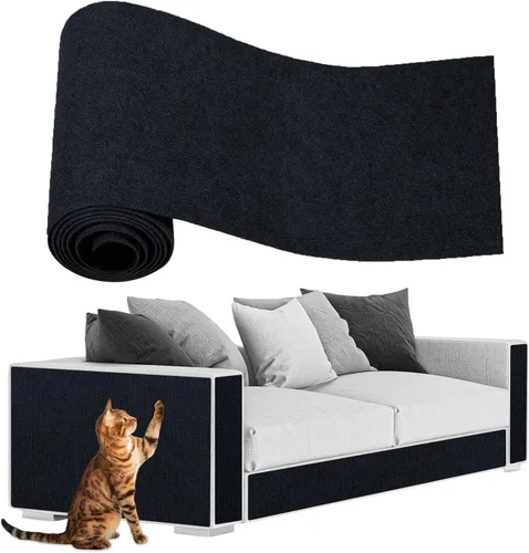 Miniatura 24 de ENONCI Protector de esquina de pared de sofá de 23.6 x 15.8 pulgadas para gatos de interior, protector de muebles antiarañazos contra arañazos
