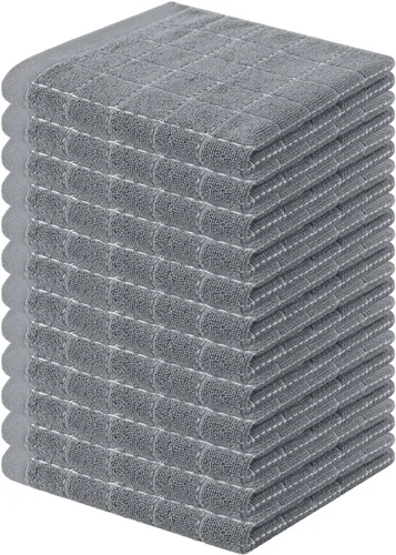 Miniatura 122 de Homaxy Paños de cocina 100% algodón de felpa, toallas de cocina ultra suaves y absorbentes para la cocina, adecuadas para secar y lavar platos