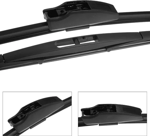 Miniatura 5 de X AUTOHAUX Juego de 3 limpiaparabrisas delantero y trasero para Mazda 2 DE 2007 2008 2009 2010 2011 2012 2013 2014