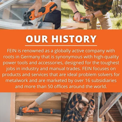 Miniatura 8 de Fein MultiMaster MM 500 Start - Kit oscilante para construcción y renovación de interiores, 350 W, montaje Starlock Max, sistema QuickIn, vibración