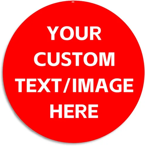 Miniatura 22 de Letreros personalizados para negocios al aire libre de metal con texto en inglés «Make Your Own 12X12» Letrero personalizado para jardines al aire