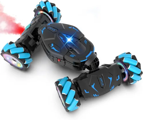 Miniatura 11 de Auto de acrobacias RC con detección de gestos, juguetes para niños de 6 a 12 años, auto controlado por gestos de la mano con control remoto