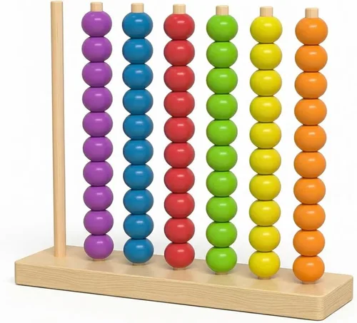 Miniatura 7 de Juego de rompecabezas apilable a juego de colores, juego de desafío de madera de color 2026, rompecabezas de apilamiento de anillos de desafío
