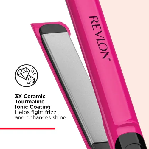 Miniatura 2 de Revlon Smooth Brilliance Plancha de cabello de cerámica Desliza suavemente y estilo ultra elegante, (1 pulgada)
