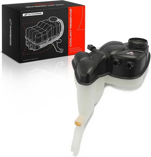 A-Premium Tanque de depósito de recuperación de desbordamiento de refrigerante del motor [con sensor] compatible con Mercedes-Benz [C216] CL500