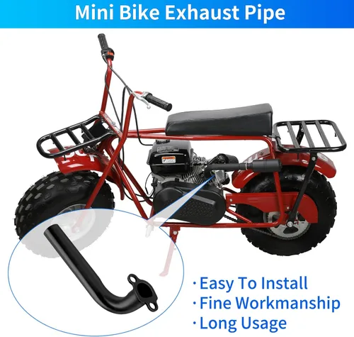Miniatura 2 de YOXUFA Reemplazo del cabezal de tubo de escape de 212cc para Predator 212cc 196cc 224cc 6.5hp Coleman CT200U CT200U-EX BT200X KT196 Baja Warrior