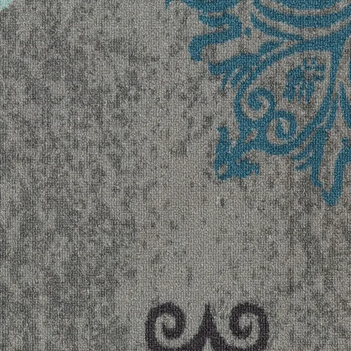 Miniatura 4 de Antep Rugs Alfombras - Alfombras modernas, florales, 5 x 7 pies, antideslizantes (antideslizante) de perfil bajo con parte trasera de goma