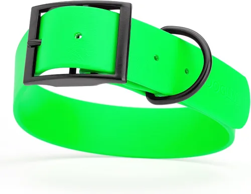 Miniatura 113 de Dogline Biothane - Collar impermeable para perro con hebilla de liberación rápida, resistente cincha de nailon recubierta con resistente y a prueba