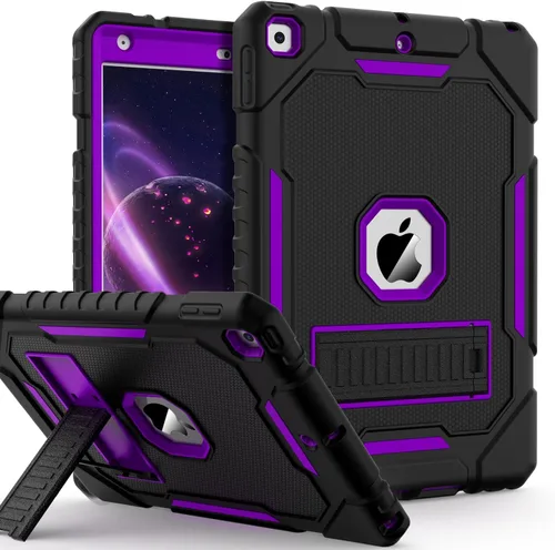 Miniatura 16 de ZoneFoker Funda para iPad de 9ª/8ª/7ª generación 2021/2020/2019 (10.2 pulgadas), Resistente de Servicio Pesado Grado Militar a Prueba de Golpes
